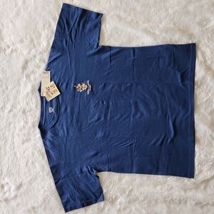 Uniqlo Embroidered Mickey Aloha Short Sleeve T-Shirt